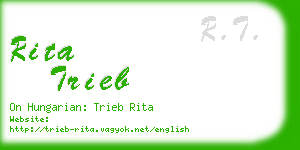 rita trieb business card